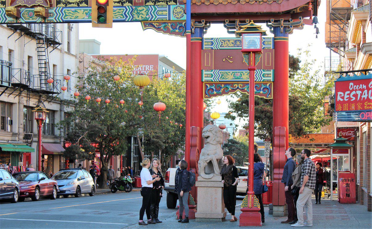 <p>Victoria’s Chinatown is the oldest in Canada and the second oldest in North America. Situated on the edge of downtown, the district is full of vim and vigour. You’ll want to walk under the Gates of Harmonious Interest <em>(above)</em>, a paifang arch, built as a nod to Canada’s multicultural society. Amid the striking heritage brick buildings are bakeries, restaurants and herbalist shops. Make it a point to stroll down Fan Tan Alley, North America’s narrowest street. Back in the 1800s it was a haven for gambling halls and opium dens; now it’s filled with independent boutiques and too many Instagram backdrops to mention.</p> <p>Here are more <a href="https://www.readersdigest.ca/travel/canada/historical-places-canada/">historical landmarks</a> every Canadian needs to visit.</p>