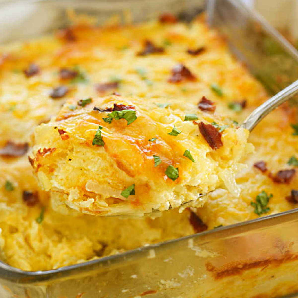 Cheesy Hashbrown Casserole Recipe with Simply Potatoes
