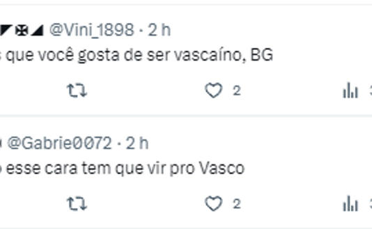 Reforço no Vasco, a torcida foi à loucura: Bruno Guimarães recebe presente especial a cruz-maltinos comemoram