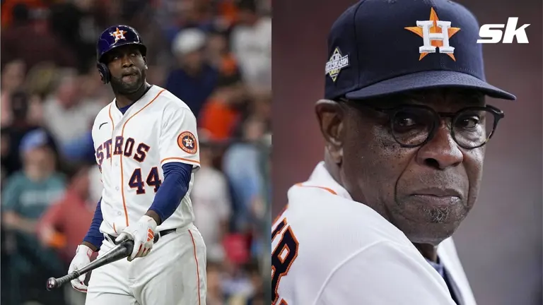 Astros fans confused by Dusty Baker's bizarre response about Yordan Alvarez's health - 