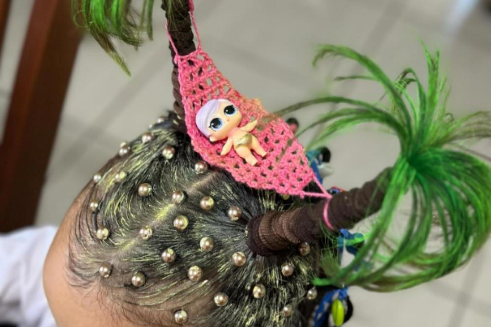 Penteados inusitados para o Dia do Cabelo Maluco movimentam internet;  confira os mais criativos - Folha PE