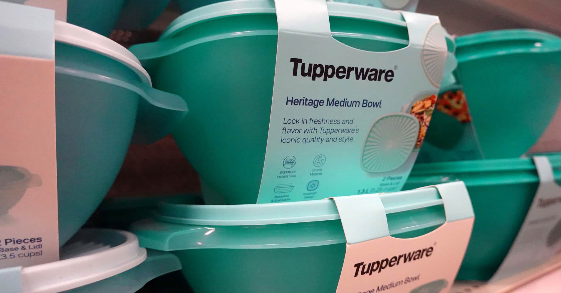 Tupperware picks a new CEO; celebrating the acrylic that made car fins  possible; feeding neighbors in need