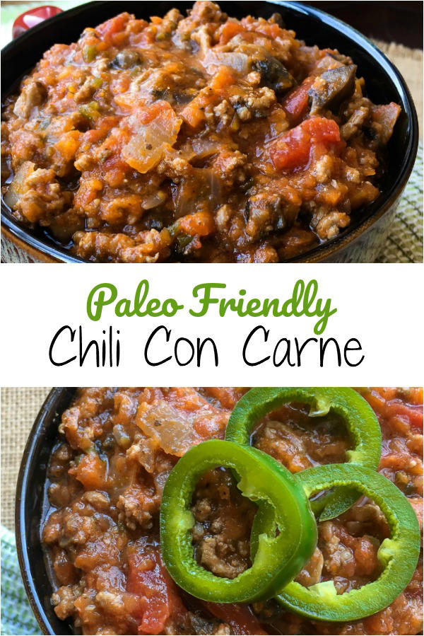 CHILI CON CARNE RECIPE PALEO FRIENDLY