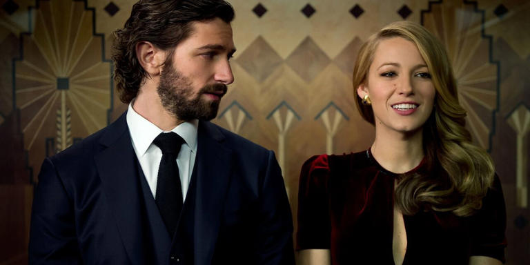 Ellis (Michiel Huisman) and Adaline (Blake Lively) in an elevator in The Age of Adaline