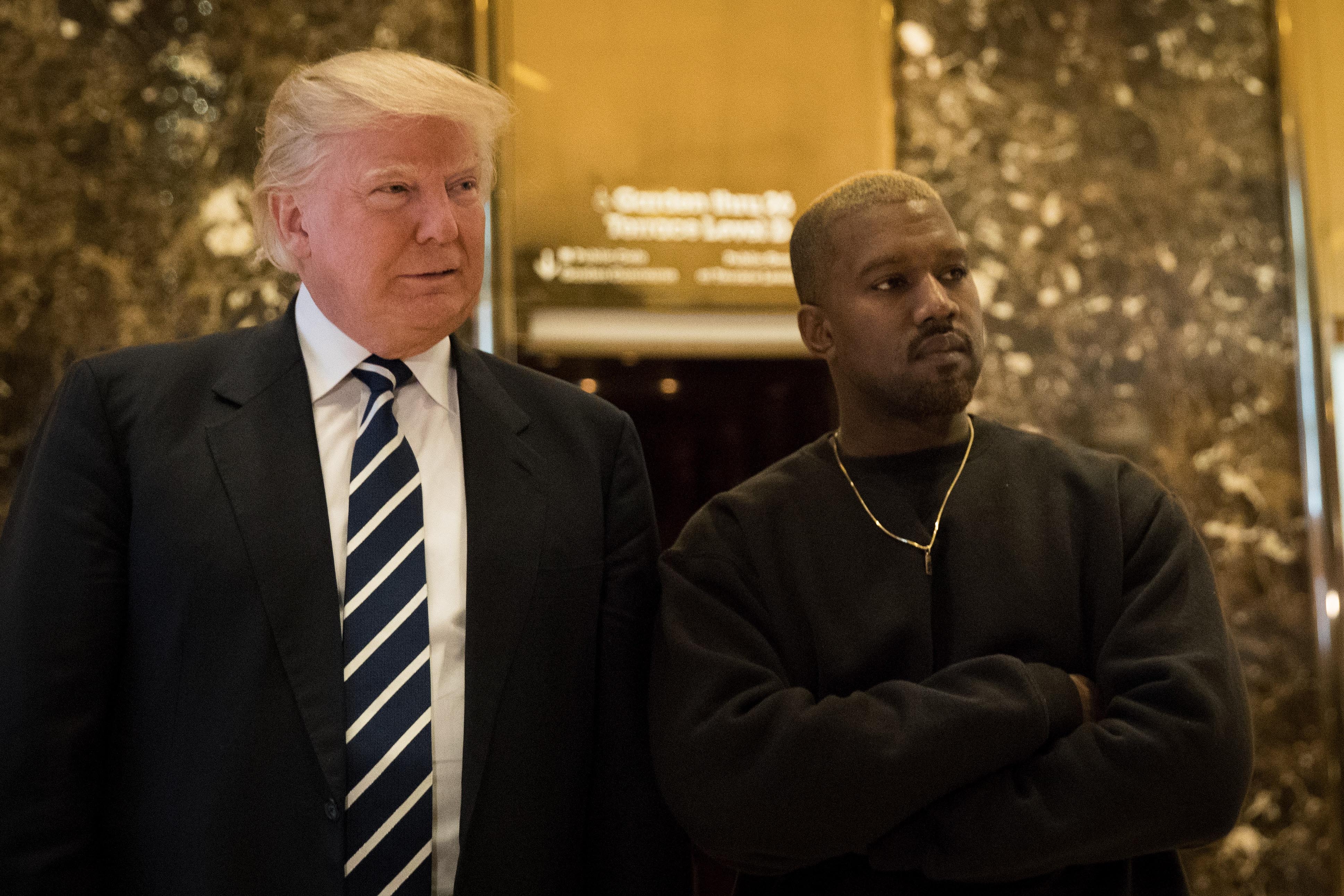 <p>This is a bit of an odd one but it still sort of counts as a celebrity endorsing the former president. In 2022, Ye (formerly Kanye West) announced that he's once again throwing his hat into the presidential election ring in 2024, tweeting that he'd like Trump to be his VP after visiting him at Mar-a-Lago. He wrote:</p><blockquote>First time at Mar-a-Lago. Rain and traffic. Can’t believe I kept President Trump waiting. And I had on jeans. What you guys think [Trump’s] response was when I asked him to be my running mate in 2024?</blockquote><p>It's a kind of support, don't you think?</p>