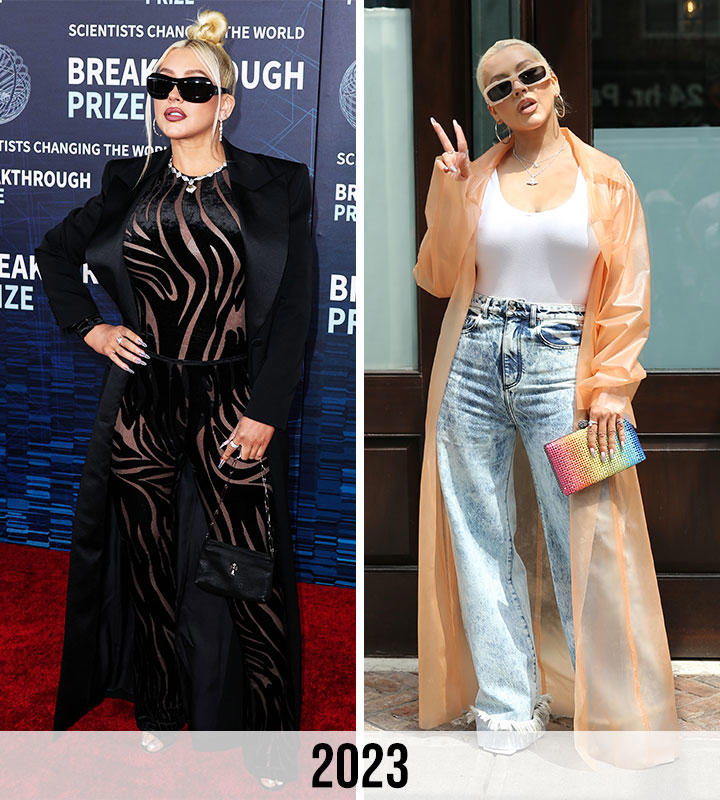 Christina Aguilera 2023 outfits