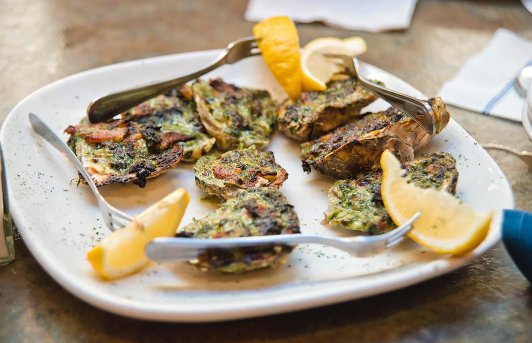 <p>The state of Virginia is well-known for its oysters so there's nowhere better for an <a href="http://www.tastevirginia.com/">oyster and wine pairing tour</a>. The tour begins in Lynnhaven Bay where you'll learn more about the history of this delicacy. Then, head along Virginia's oyster trail, sampling them raw and Rockefeller style (baked or broiled), with carefully selected wine pairings. Family-owned seafood restaurant Rockafeller's is a favorite stop. </p>