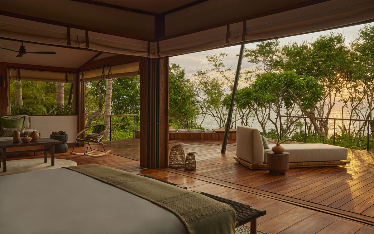 <p>Biophilic design meets Mexican craft in 15 safari- style tents across <a href="https://www.veranda.com/travel/a43977347/naviva-punta-mita-mexico/">the resort’s</a> 48 acres of forest, where regional artisans’ imprint prevails in bespoke fabrics and furniture that feel at home in nature. —Sarah DiMarco</p><p><a class="body-btn-link" href="https://www.fourseasons.com/naviva/">Book Your Stay</a></p>