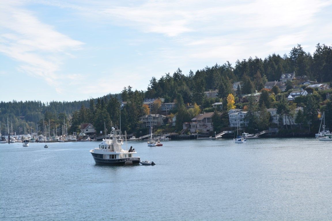 <p>Running errands is a charming experience in <a href="https://www.visitsanjuans.com/about-islands/friday-harbor-san-juan-island">Friday Harbor</a>, a town where you won't find a chain store. Want a change of pace? It's as easy as hopping on one of the <a href="http://www.fridayharbor.com/learn/">many ferries</a> that stop at Friday Harbor. </p>