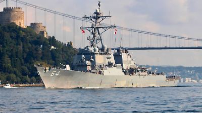 mit unbekanntem ziel: us-kriegsschiff schießt drohne aus iranischer produktion ab
