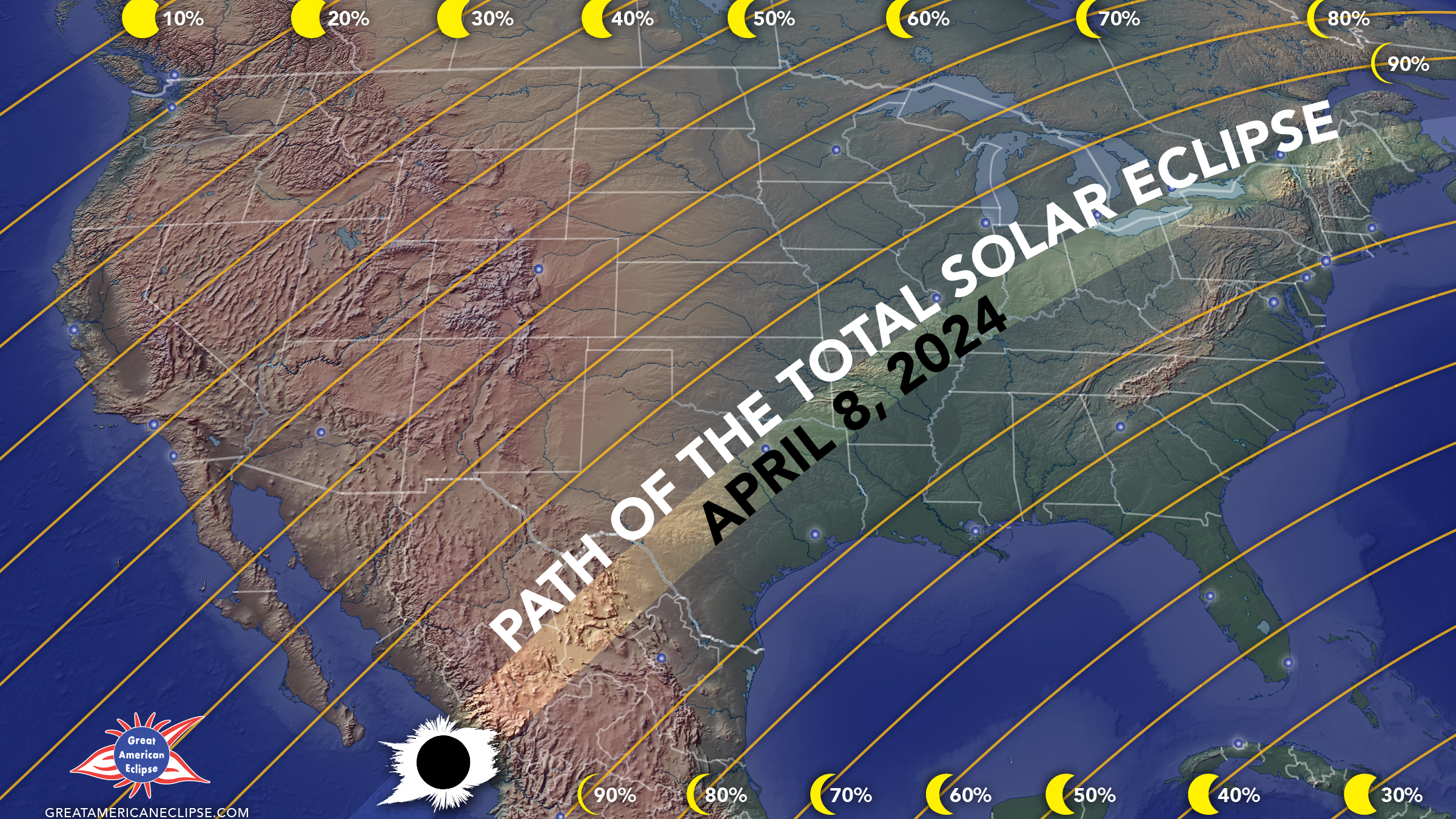 Карта солнечного затмения 8 апреля 2024. Солнечное затмение 8 апреля 2024 года. Солнечный максимум 2024. 8 April 2024. Eclipse April 8 2024 USA Aleph TAV.