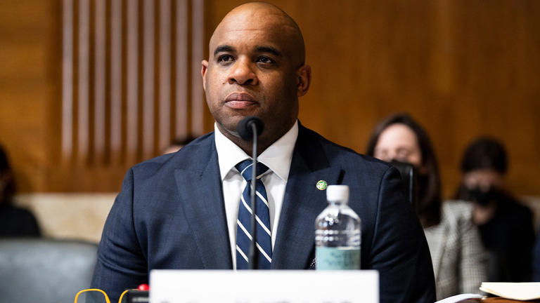 Federal Energy Regulatory Commission Chairman Willie Phillips waits to testify during a Senate Energy and Natural Resources Committee hearing in March 2022. Bill Clark/CQ-Roll Call, Inc via Getty Images