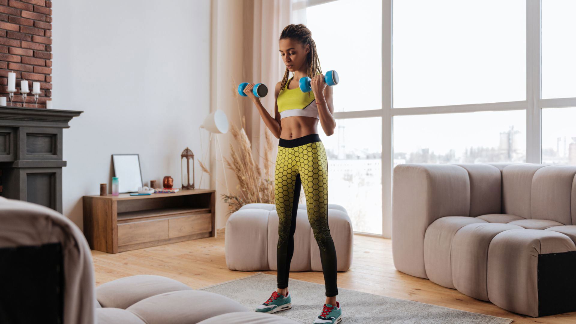 This beginner-friendly dumbbell workout builds full-body strength with ...