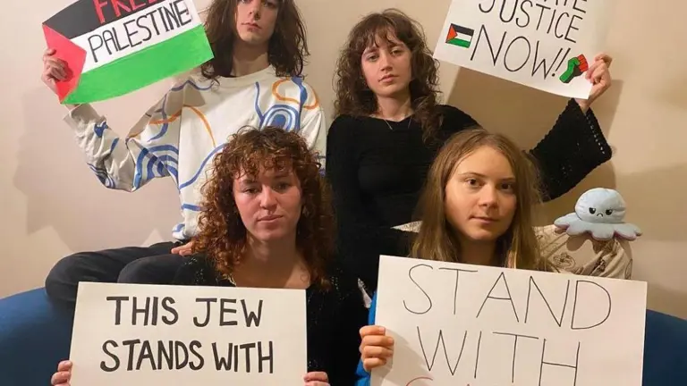 Israel: Greta Thunberg sorgt mit Gaza-Protestbild für Kontroverse