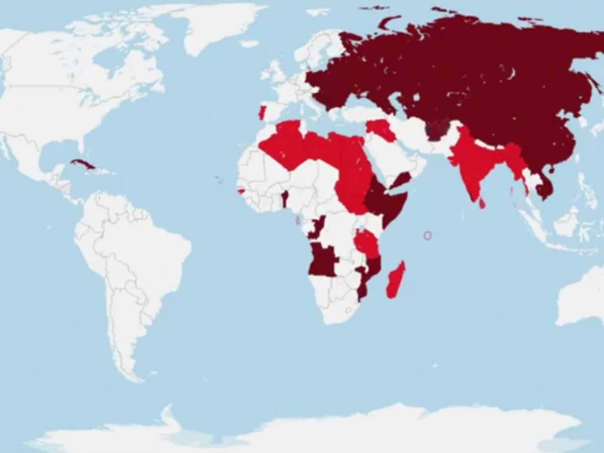 <p>During the Cold War, Americans acutely felt the threat of communism. While some of those fears were distorted, there's no denying that communism was a major world power at the time, as this map from 1978 shows. It illustrates all the countries that were implementing some form of communism or socialism at the time. </p> <p>The biggest change from the time of this map to the modern day is obviously the fall of the USSR. However, there are still five truly communist countries in existence in contemporary times. These include China, Vietnam, Laos, Cuba, and North Korea (depending on who you ask). </p>