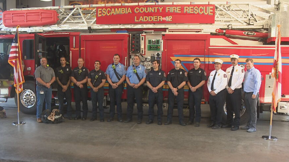 Escambia County Fire Rescue recognizes crew members lifesaving response ...