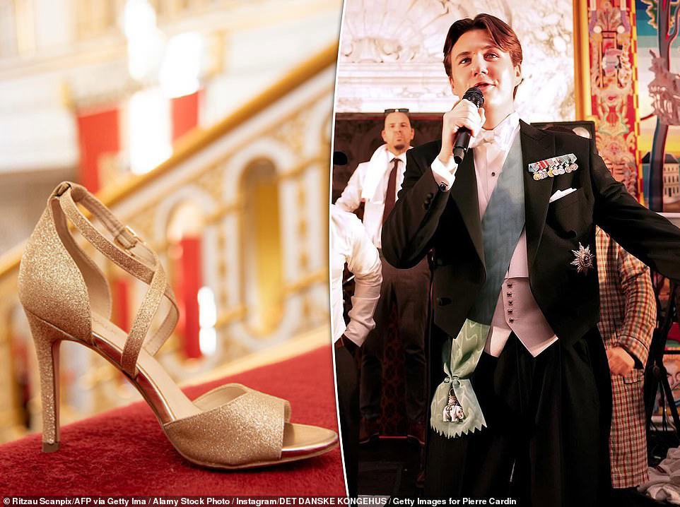 'Real-life Cinderella' leaves shoe behind at Prince of Denmark's ball