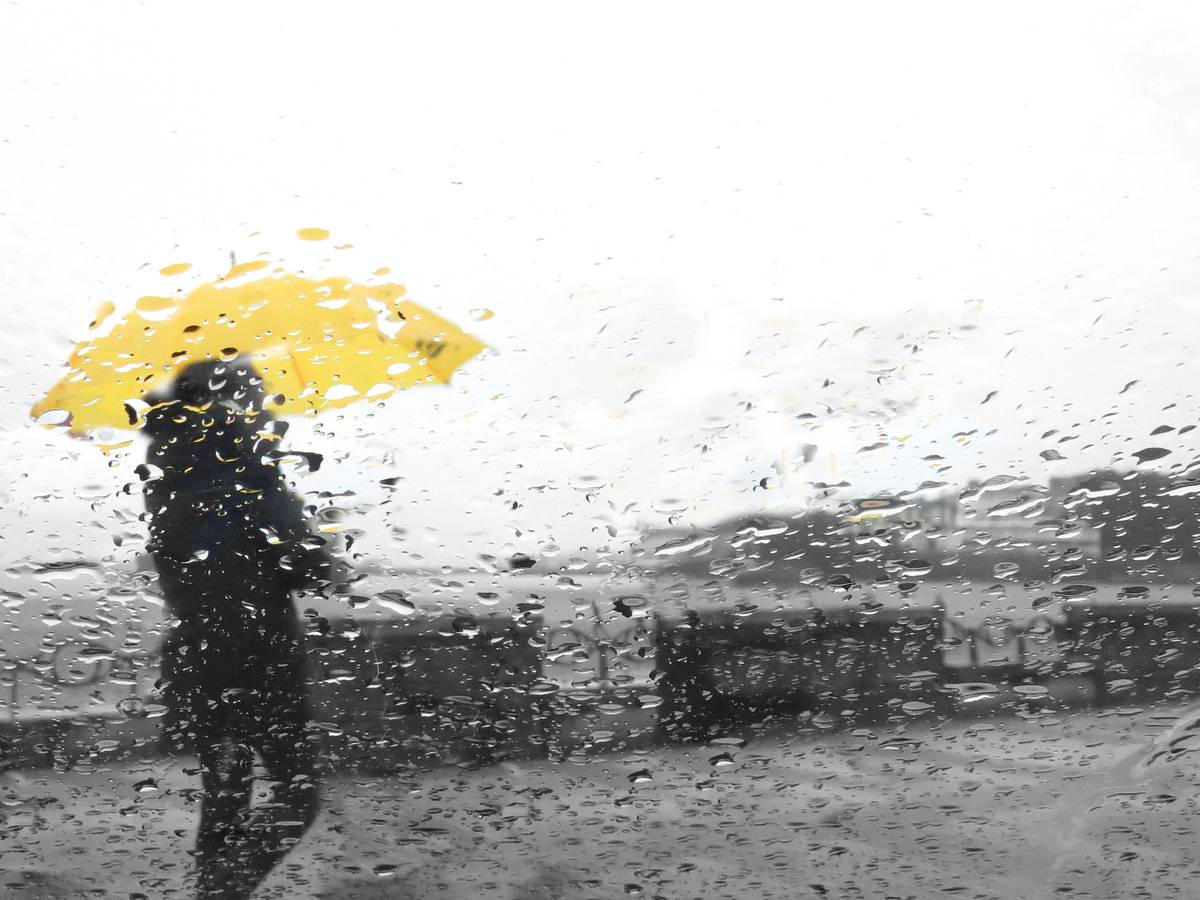 11 distritos estão sob aviso amarelo devido à chuva forte