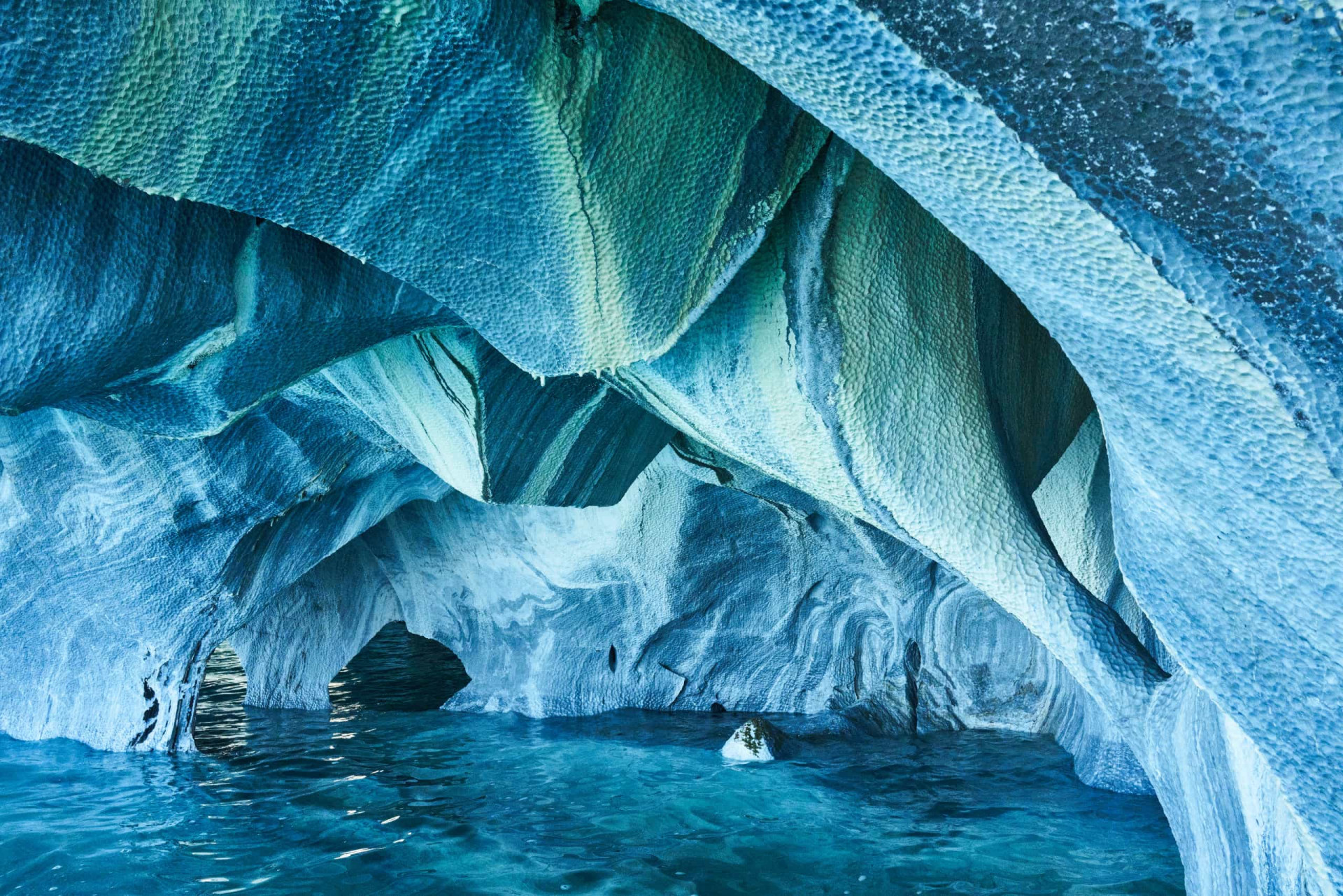 General Carrera Lake (also known as Lake Buenos Aires) is home to these glorious mineral formations. The blue marble has been eroded by the water to form dazzling ceilings fit for a cathedral.<p><a href="https://www.msn.com/en-us/community/channel/vid-7xx8mnucu55yw63we9va2gwr7uihbxwc68fxqp25x6tg4ftibpra?cvid=94631541bc0f4f89bfd59158d696ad7e">Follow us and access great exclusive content every day</a></p>