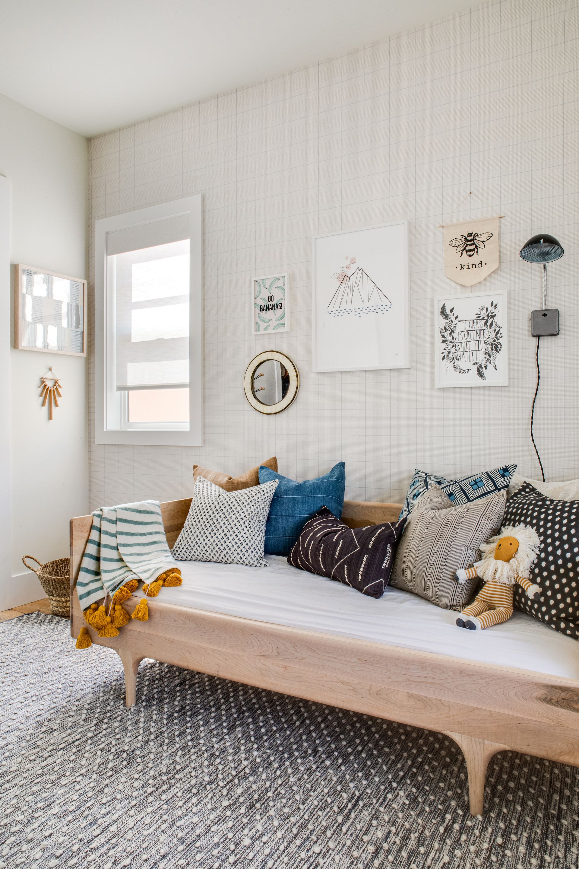 <p>                     Scandinavian decor is a good way to create a calm space that relies on texture and soothing colors, ideal if you are catering for older children, or looking for teenage girl bedrooms or teenage boy bedrooms (it works for both).                   </p>                                      <p>                     'A woven basket perfectly blends into the background of this Scandinavian room and can be tucked under the bed or placed on a closet shelf to tidy the room when necessary, but it also looks great out on display! Baskets displayed on the floor can lend to a child's independence as they are easy to access for play-time and clean-up,' says Lindye Galloway, founder and chief creative officer of Lindye Galloway Studio + Shop.                   </p>