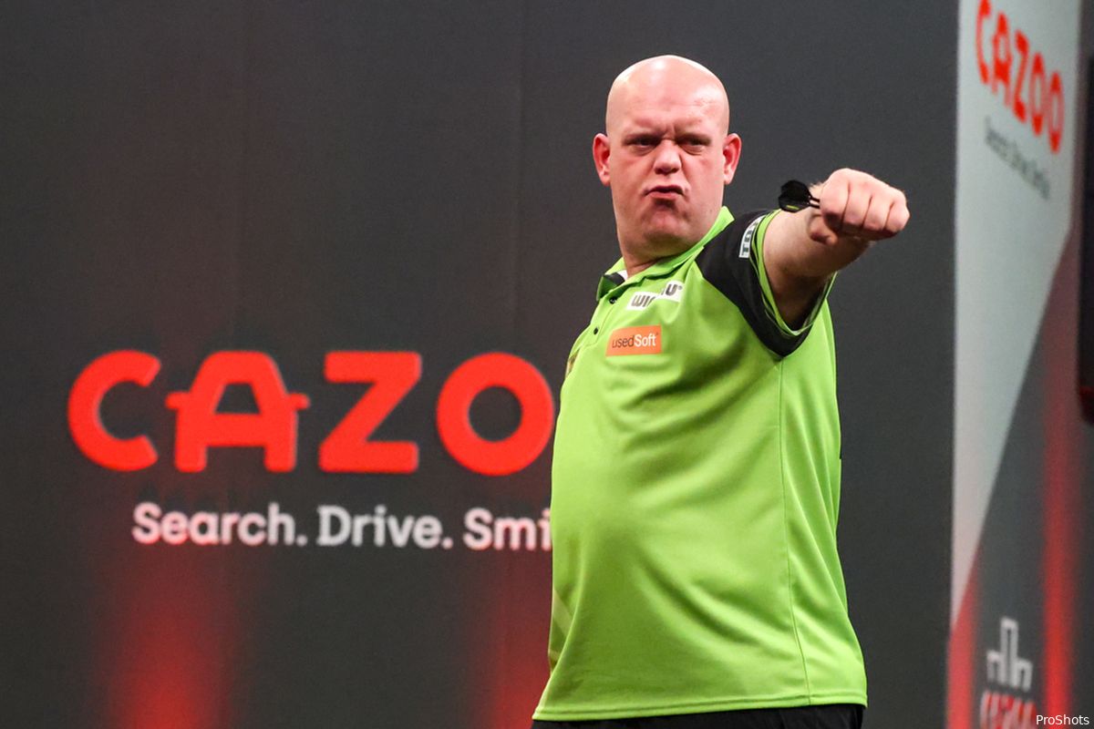 [KIJK LIVE] WK Darts 2024 Oppermachtige Van Gerwen naar kwartfinales