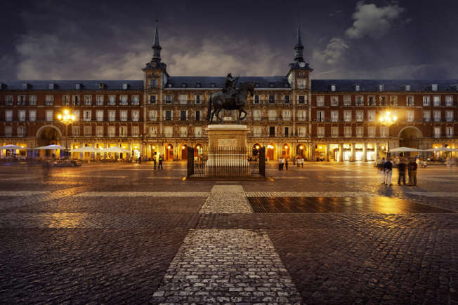 Plaza Mayor in Madrid (Spain)