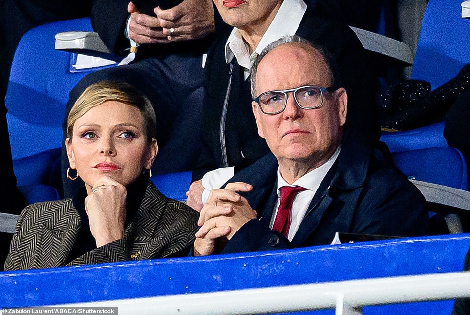 Princess Charlene And Prince Alberts Pda At Rugby Final Is Awkward 2819