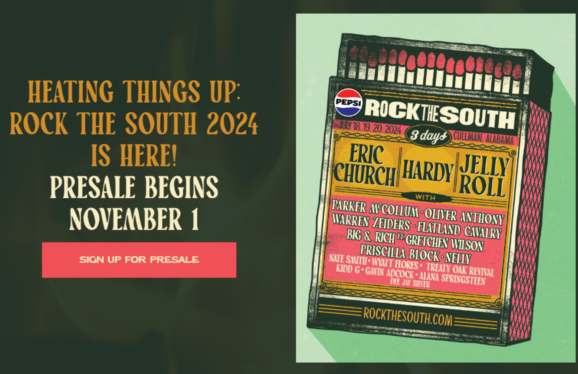 Rock the South 2024 lineup announced