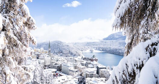 St. Moritz, located in the Swiss Alps, is one of the best places to ski in Europe.