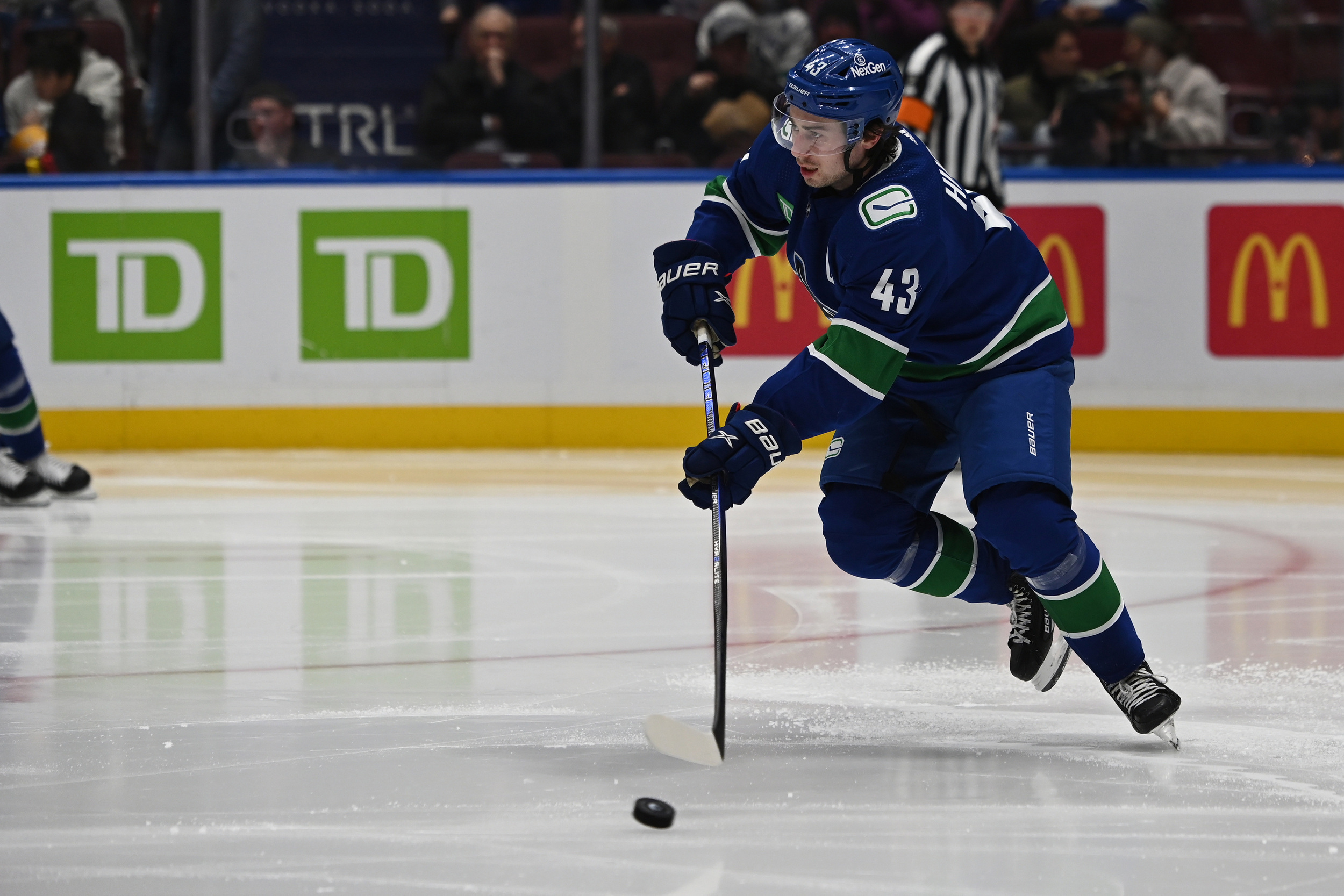 The trio of Elias Pettersson, JT Miller and Quinn Hughes sit atop