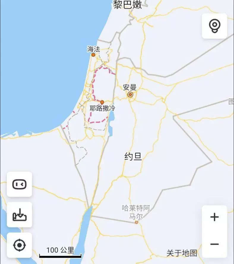 Israel Goes Unnamed As State From Online Maps In China   AA1j7RYh.img