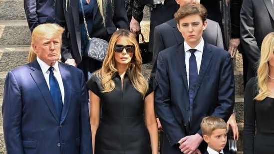 Former President Donald Trump reportedly jealous of son Barron's height