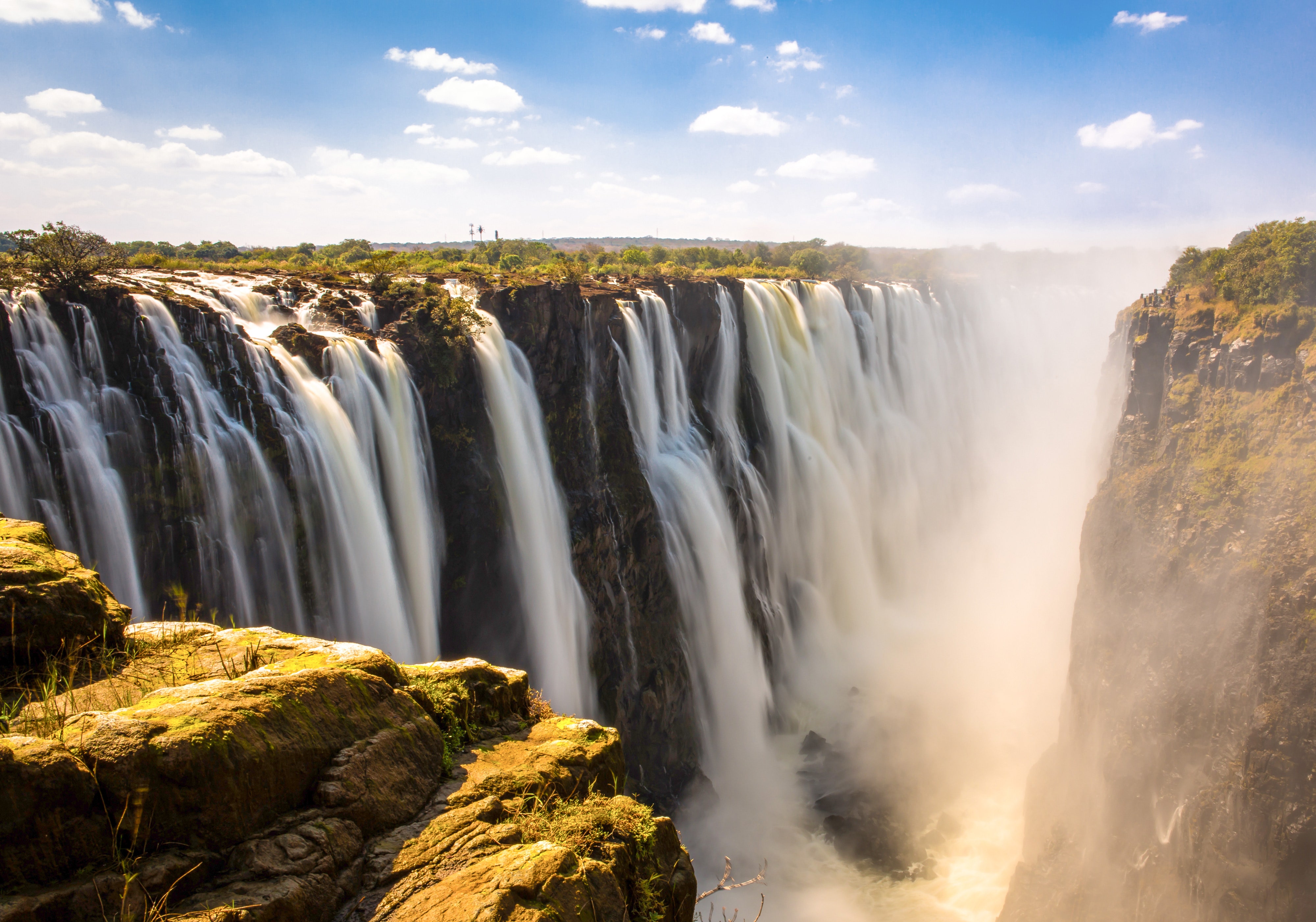 Nothing compares to standing in front of the world’s <a href="https://www.cntraveler.com/gallery/tourist-attractions-we-actually-love?mbid=synd_msn_rss&utm_source=msn&utm_medium=syndication">largest waterfall,</a> which stretches in length for a full mile. Visit between February and May (after the region’s rainy season) for the clearest views of the 500 million liters of water that pour over the falls every 60 seconds.<p>Sign up to receive the latest news, expert tips, and inspiration on all things travel</p><a href="https://www.cntraveler.com/newsletter/the-daily?sourceCode=msnsend">Inspire Me</a>