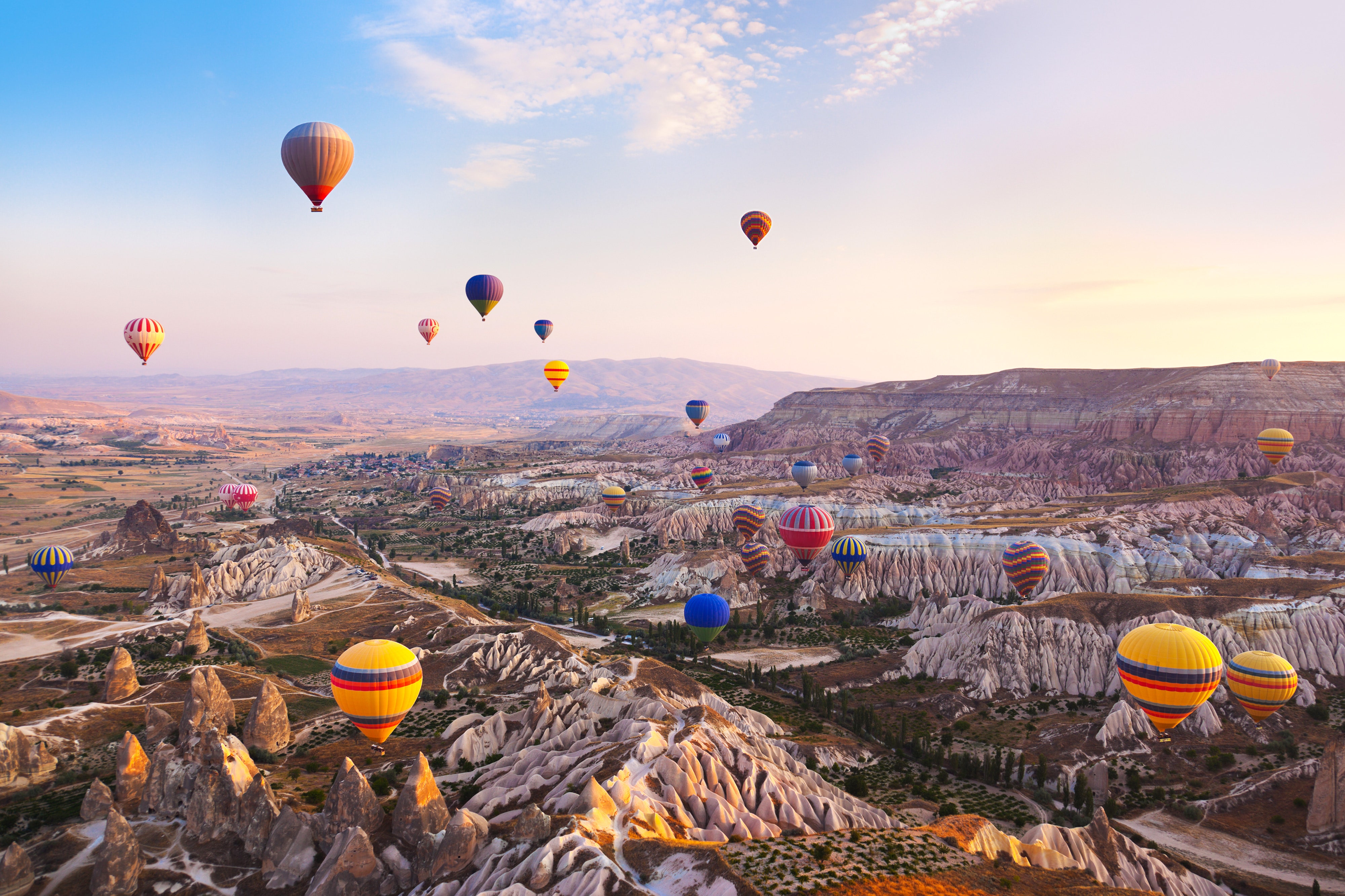 Cappadocia, an area in Turkey where entire cities have been carved into rock, is pretty incredible on its own. But whenever hot air balloons pepper the sky—with many floating up right at sunrise—its beauty level literally skyrockets.<p>Sign up to receive the latest news, expert tips, and inspiration on all things travel</p><a href="https://www.cntraveler.com/newsletter/the-daily?sourceCode=msnsend">Inspire Me</a>