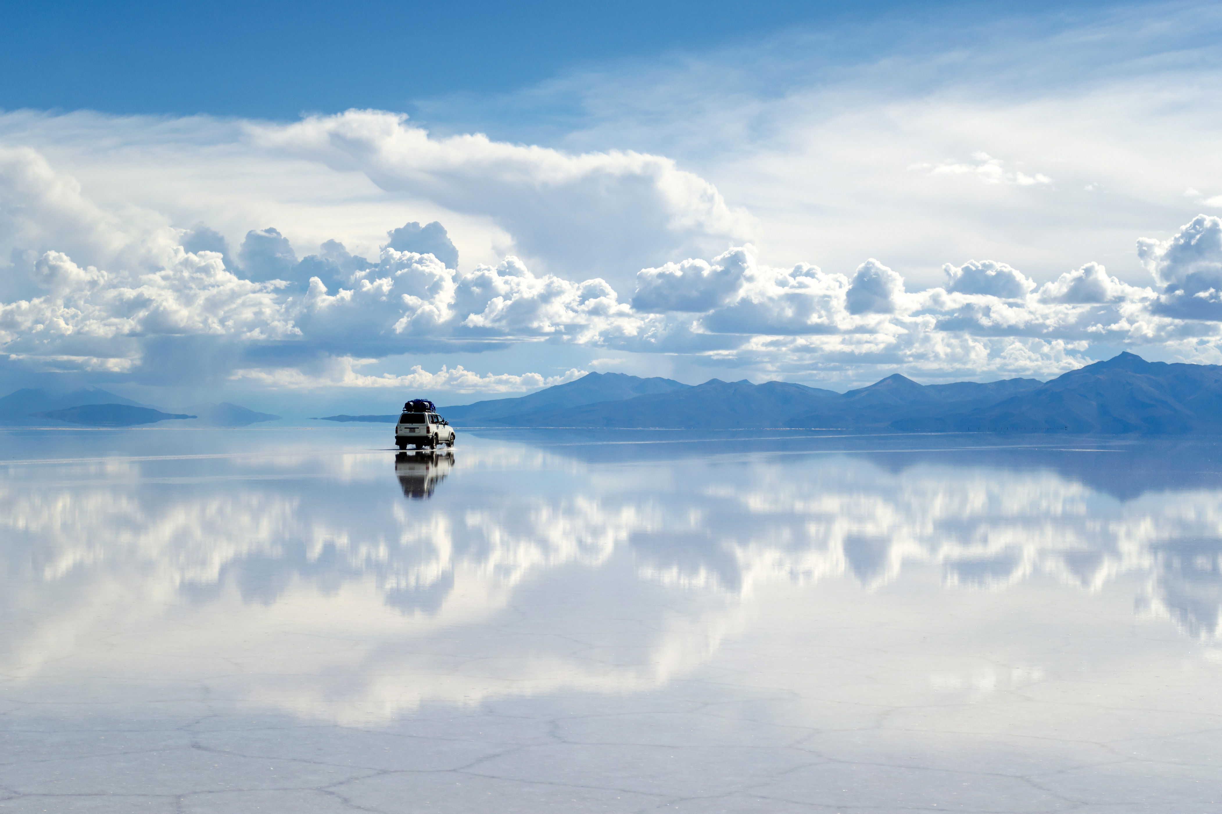 Southwest Bolivia’s Salar de Uyuni is the largest salt flat in the world, and is about as surreal as landscapes come. When dry, the flat is a sheet of blindingly white salt tiles. During the wet season, the shallow lake mirrors the sky, creating a dreamy illusion of infinity.<p>Sign up to receive the latest news, expert tips, and inspiration on all things travel</p><a href="https://www.cntraveler.com/newsletter/the-daily?sourceCode=msnsend">Inspire Me</a>