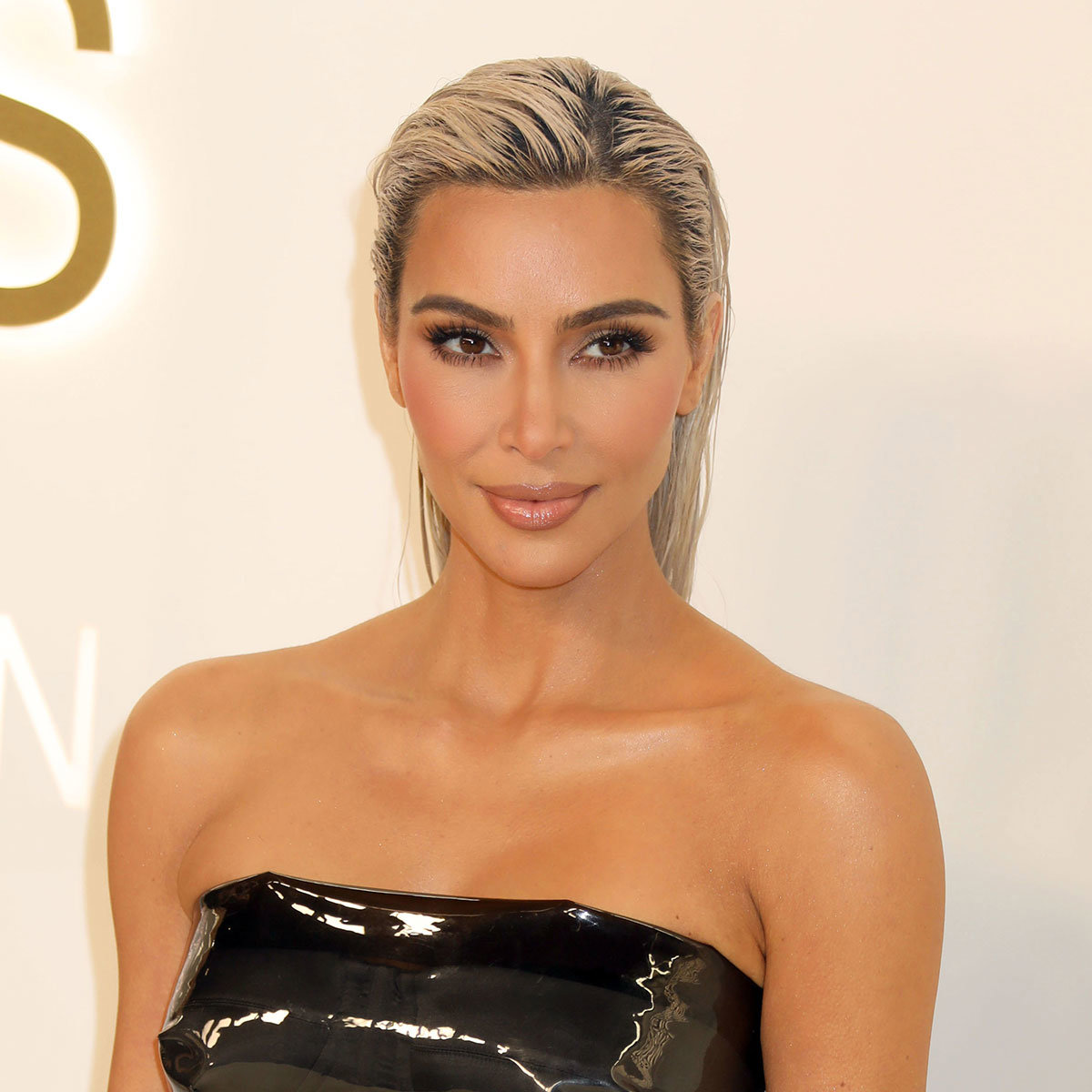 Kim Kardashian Flaunts Her Curves In A Crystal Covered Bodysuit For Swarovski And Skims Collab