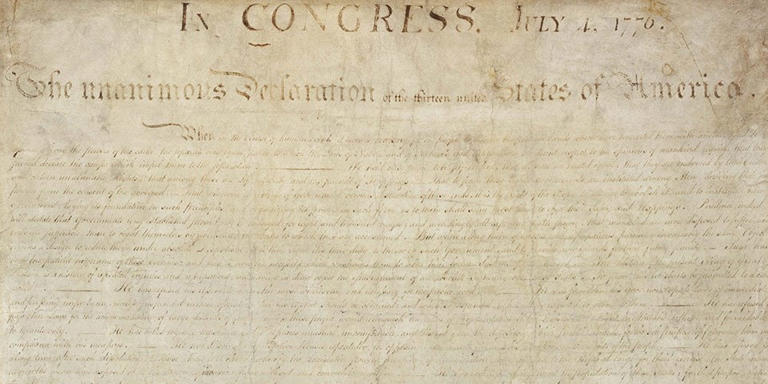 When we think of the Declaration of Independence, the image that often comes to mind is the parchment with...