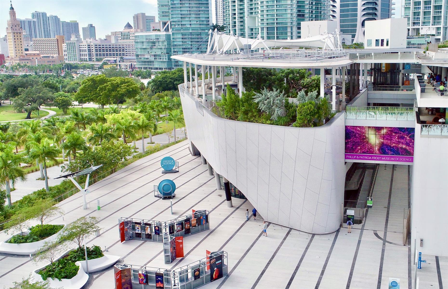<p>At 250,000 square feet, the <a href="https://www.frostscience.org/location/miami-science-museum/">Phillip and Patricia Frost Museum of Science</a> is a universe in miniature – comprising an impressive Gulf Stream aquarium, a 250-seat planetarium, and two wings of exhibits. From the depths of the ocean to the history of Black astronauts pushing the boundaries of space exploration, this interactive museum is the ultimate celebration of our world. Find it in Maurice A. Ferré Park, formerly Museum Park, in downtown Miami.</p>  <p><a href="https://www.facebook.com/loveexploringUK?utm_source=msn&utm_medium=social&utm_campaign=front"><strong>Love this? Follow our Facebook page for more travel inspiration</strong></a></p>