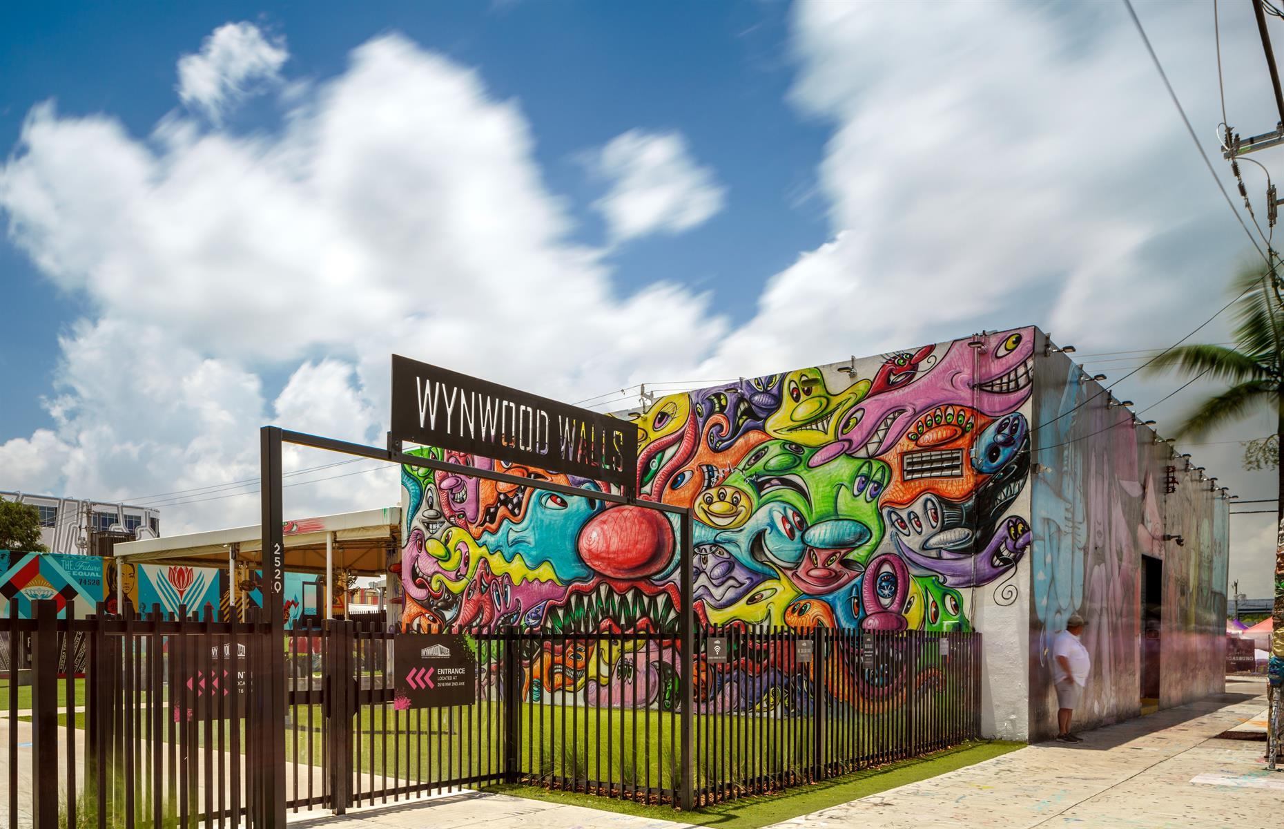 <p>A small neighborhood with a huge personality, the former industrial district of Wynwood is now a hub of culture, creativity and colour. Nowhere captures this better than the <a href="https://museum.thewynwoodwalls.com/main">Wynwood Walls</a>, an outdoor art museum showcasing world-class murals across six buildings. From graffiti to political pop art, the museum offers a curated collection from some of the most exciting muralists, street artists and sculptors working today. If you’re feeling inspired, be sure to check out Wynwood Walls’ spray can experience – included in your ticket price, this gives you the opportunity to leave your own mark on this innovative museum.</p>