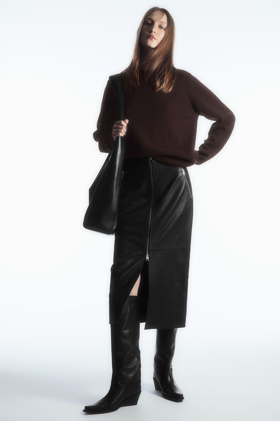 The best leather and faux leather skirts to shop this winter