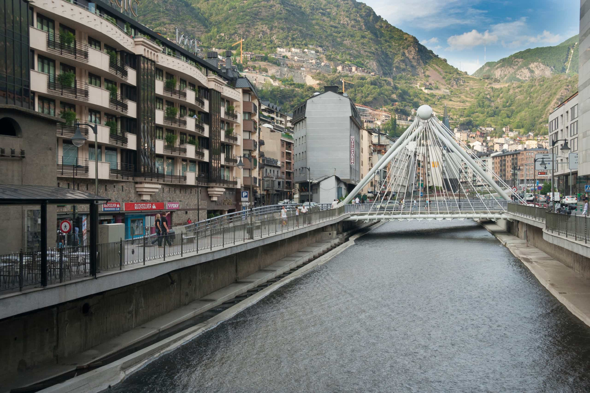 <p>Another unmissable photo op in Andorra la Vella is the Puente de Paris bridge. Small in size but big in personality, this peculiar-looking bridge connects the two sides of town separated by the Gran Valira river.</p><p><a href="https://www.msn.com/en-za/community/channel/vid-7xx8mnucu55yw63we9va2gwr7uihbxwc68fxqp25x6tg4ftibpra?cvid=94631541bc0f4f89bfd59158d696ad7e">Follow us and access great exclusive content every day</a></p>