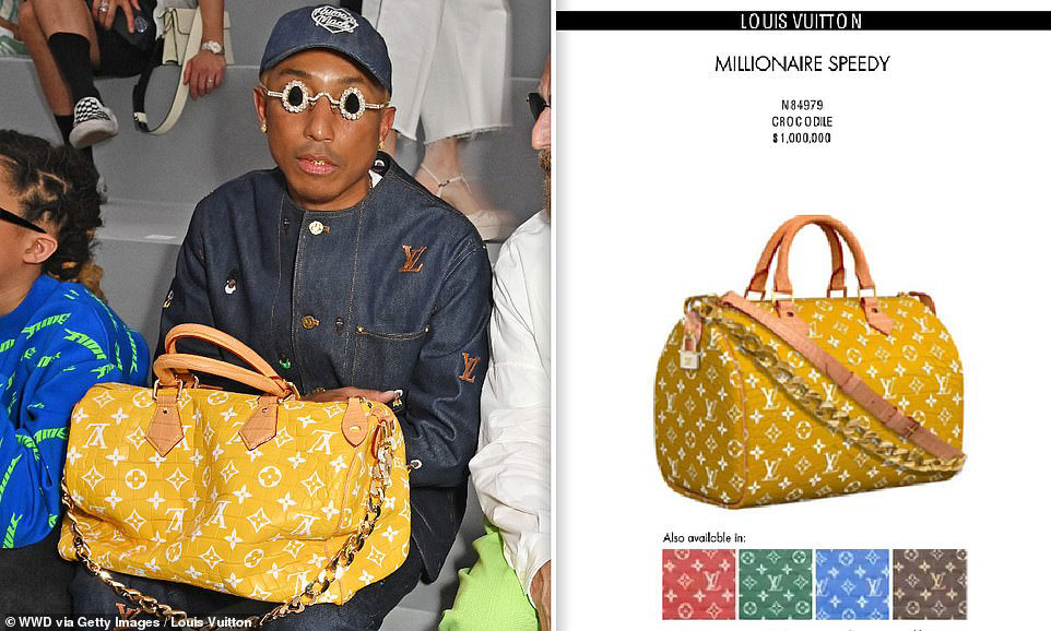 Pharrell Williams' Louis Vuitton 'Millionaire Speedy' Really Costs  $1,000,000 - Fashionista