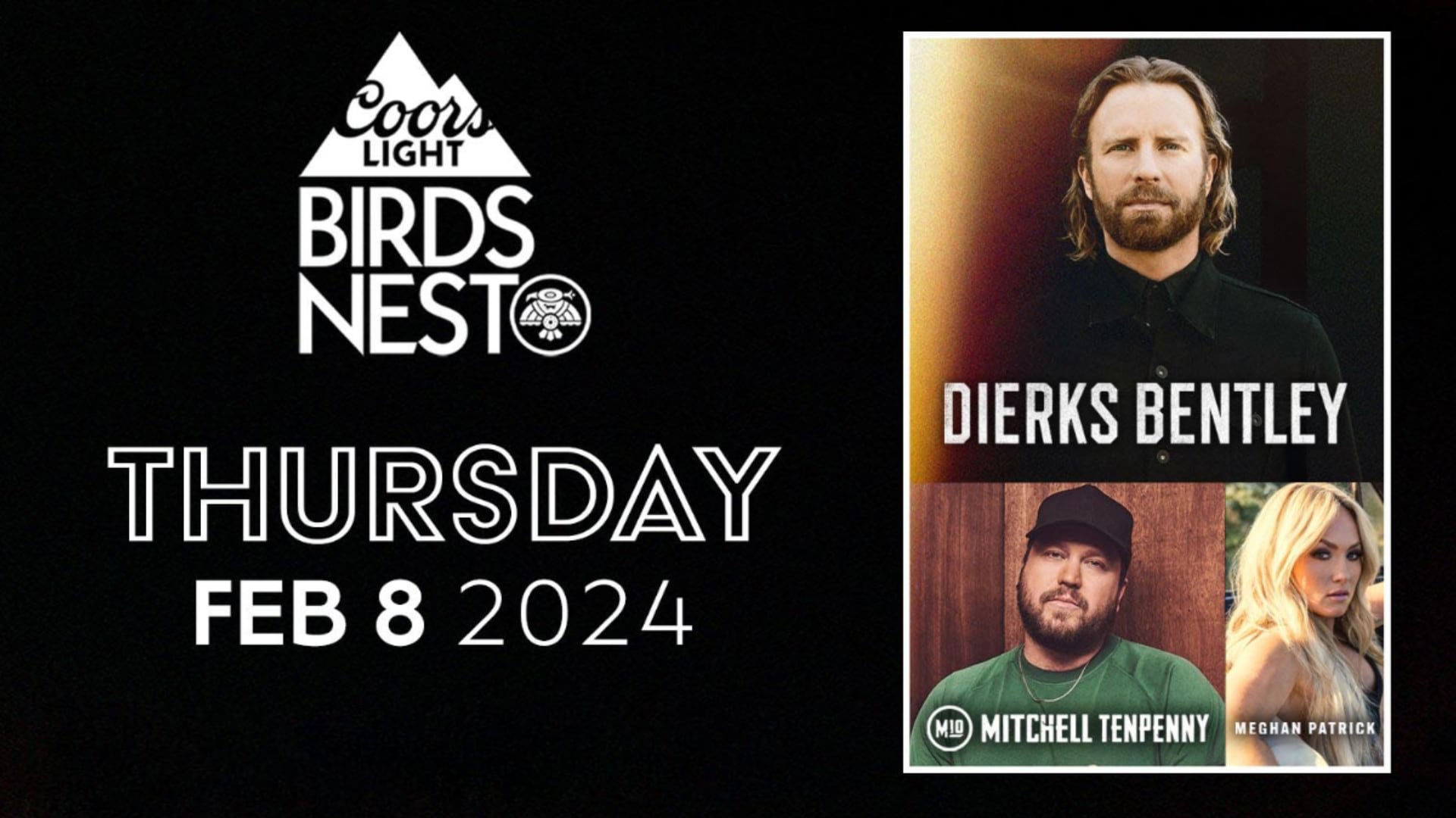 Dierks Bentley to headline Thursday night at 2024 Coors Light Birds Nest