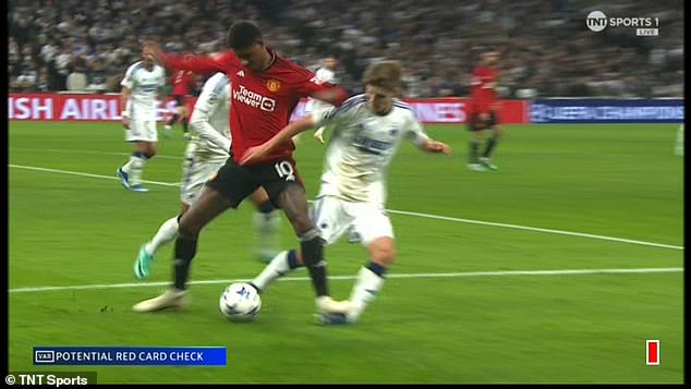 Pundits CLASH over Marcus Rashford red card against Copenhagen