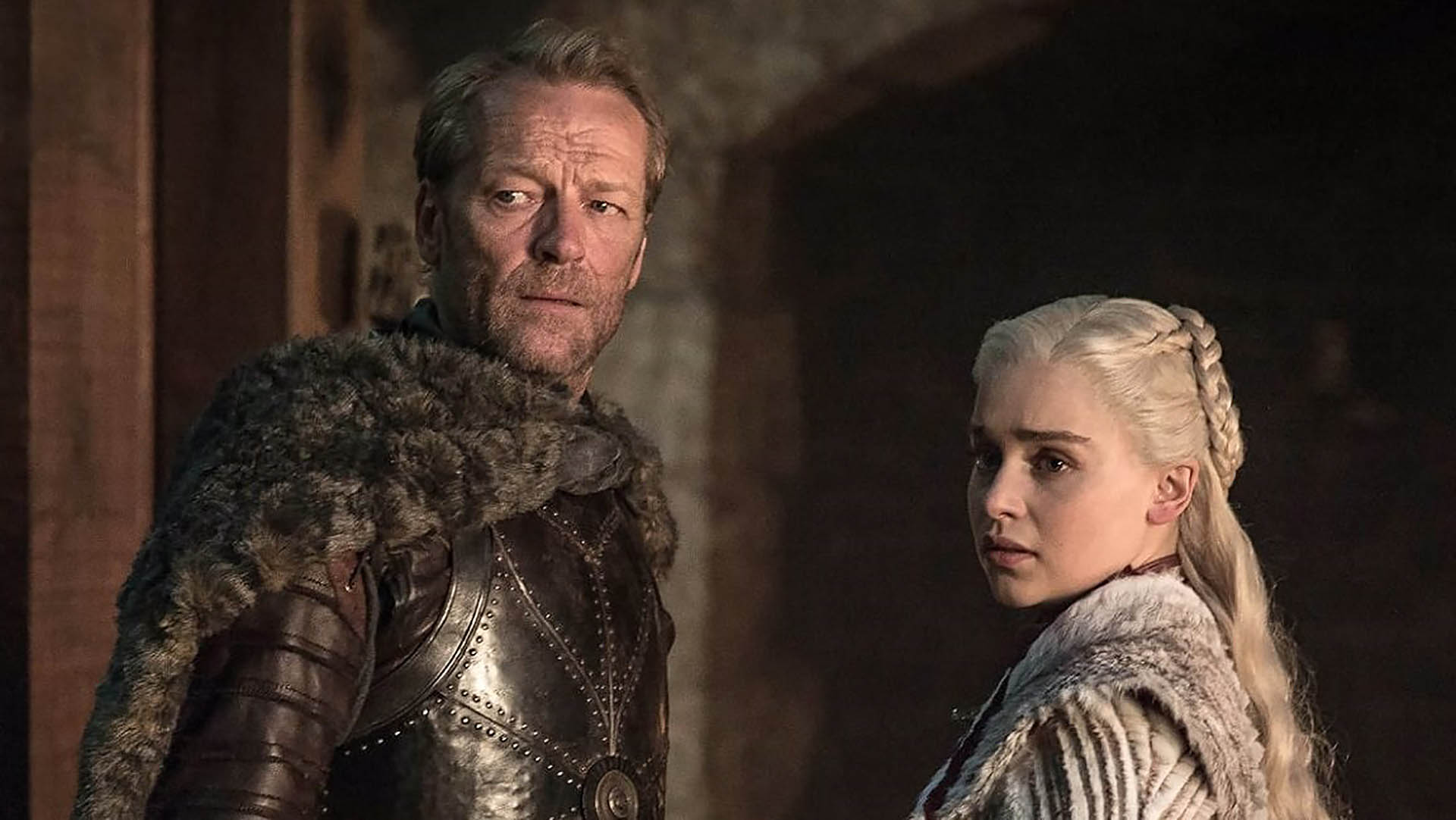 Jorah and Daenerys in &apos;<b>Game</b> of Thrones&apos;. 