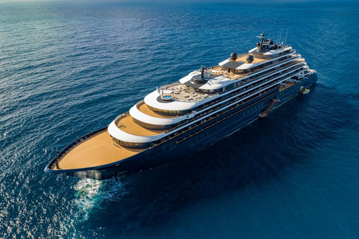 <p>The Ritz-Carlton is synonymous with luxury, so it’s no surprise that the company extended into oceanic adventures with a fleet of three superyachts. Where the Evrima was built in 2021, the Ilma and Luminara yachts are forthcoming in 2024 and 2025.</p><p>While classic cruise lines have a capacity in the thousands, often edging upward of 4,000, the Ritz-Carlton superyachts offer a more curated experience to 500 passengers or less. From the outside, the yachts are sleek and serene, fitting in beautifully with the sea. Within Evrima’s walls, though, moody modern interiors with magnificent ocean views await.</p><p>Guests can look forward to soaking tubs, expansive private balconies complete with sun beds and a whirlpool, walk-in wardrobes, and more. As far as destinations are concerned, The Ritz-Carlton Yacht Collection embarks on oceanic adventures in the Mediterranean and Caribbean.</p><p><a class="body-btn-link" href="https://www.ritzcarltonyachtcollection.com/">Explore The Ritz-Carlton Yacht Collection Cruises</a></p>