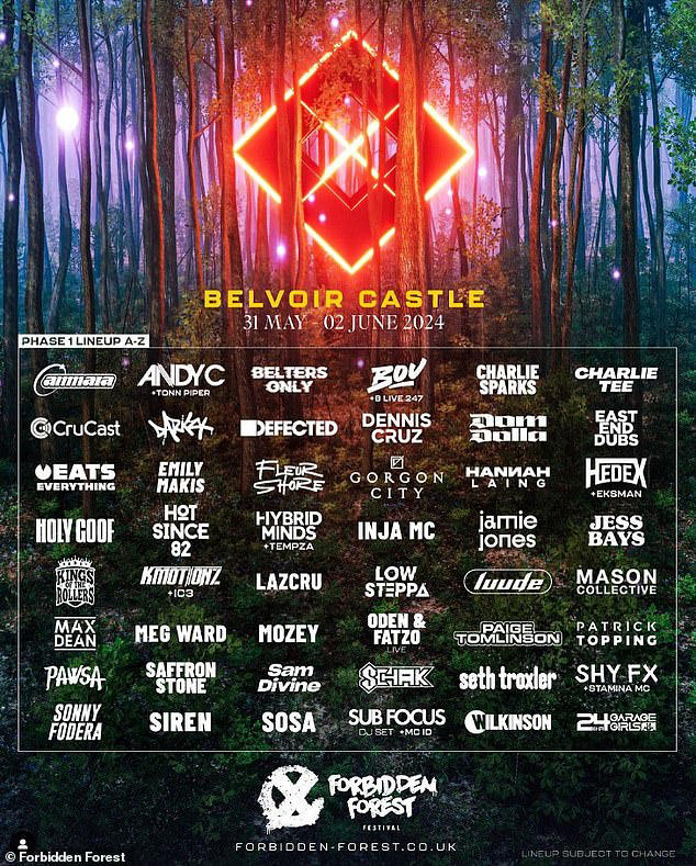 Forbidden Forest festival 2024 Everything you need to know