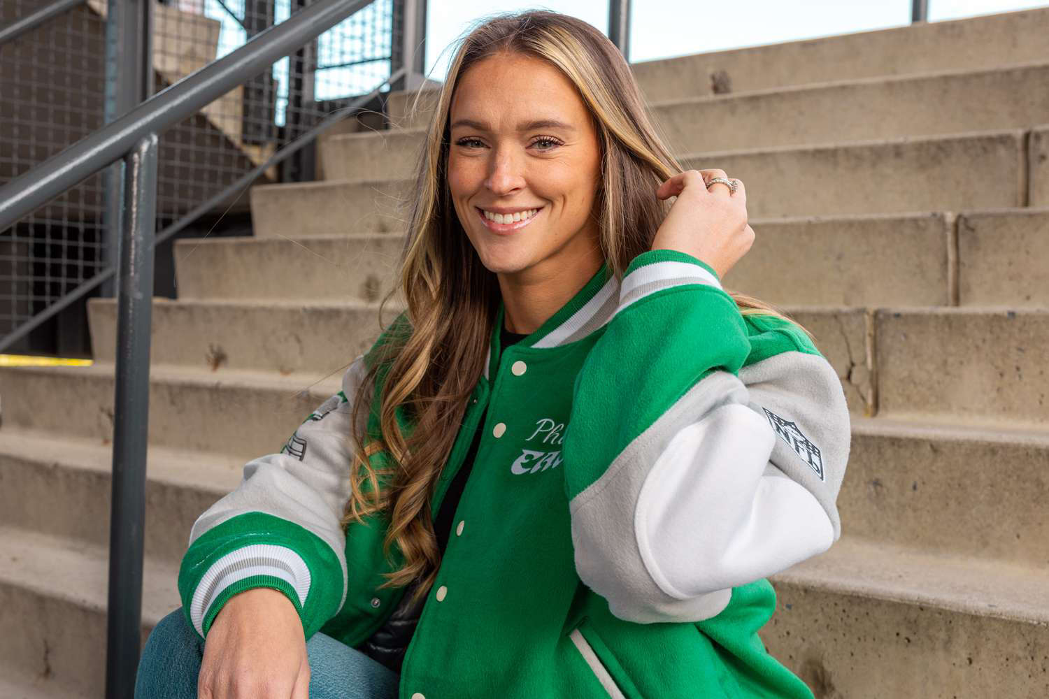 Kylie Kelce Eagles Jacket Raises 100,000 for Autism Foundation — and