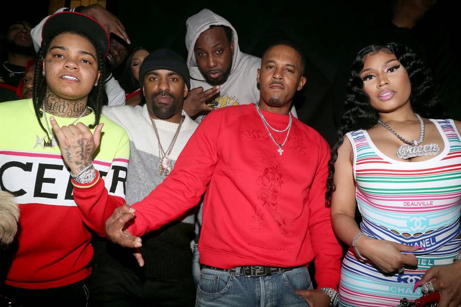 <p>Minaj and Petty celebrated a friend’s birthday together with rapper <strong>Young M.A</strong> in Hollywood in February 2019.</p>