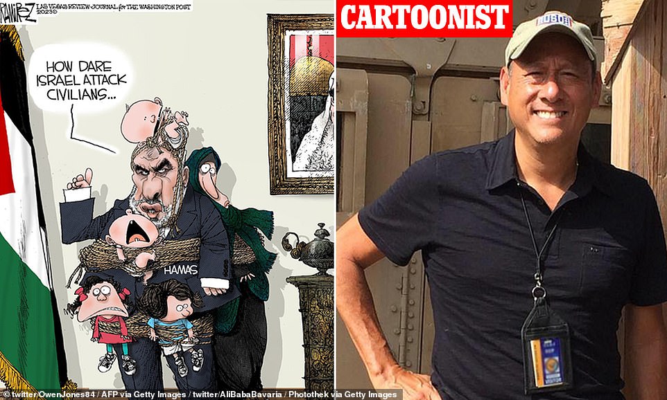 Washington Post Forced To Remove 'racist' Cartoon Of Hamas Terrorist